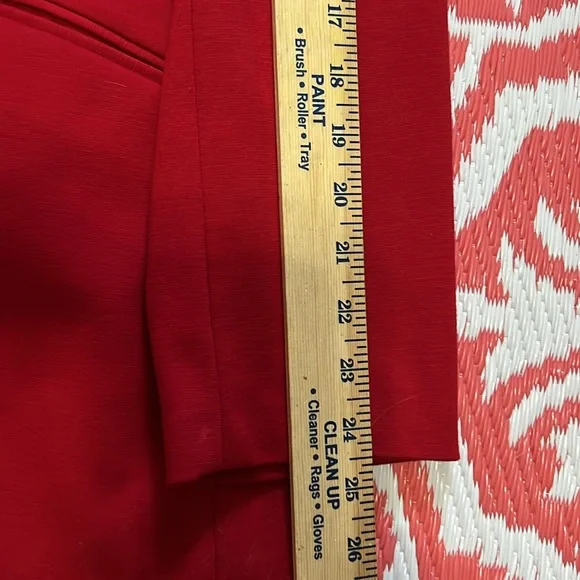 Coldwater Creek red blazer suit jacket lined Size 20 office work party preppy - Picture 8 of 17